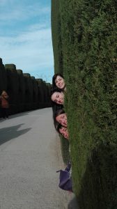 Llegamos a los jardines de la Alhambra... Coucou! ¿Dónde estamos? ;) 