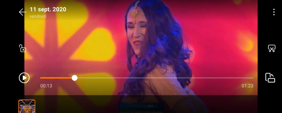 Danza Safrán en televisión: Hawa baila Bollywood